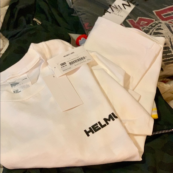 NWT RARE EXCLUSIVE Helmut Lang Logo Tee Sold Out - Picture 3 of 8